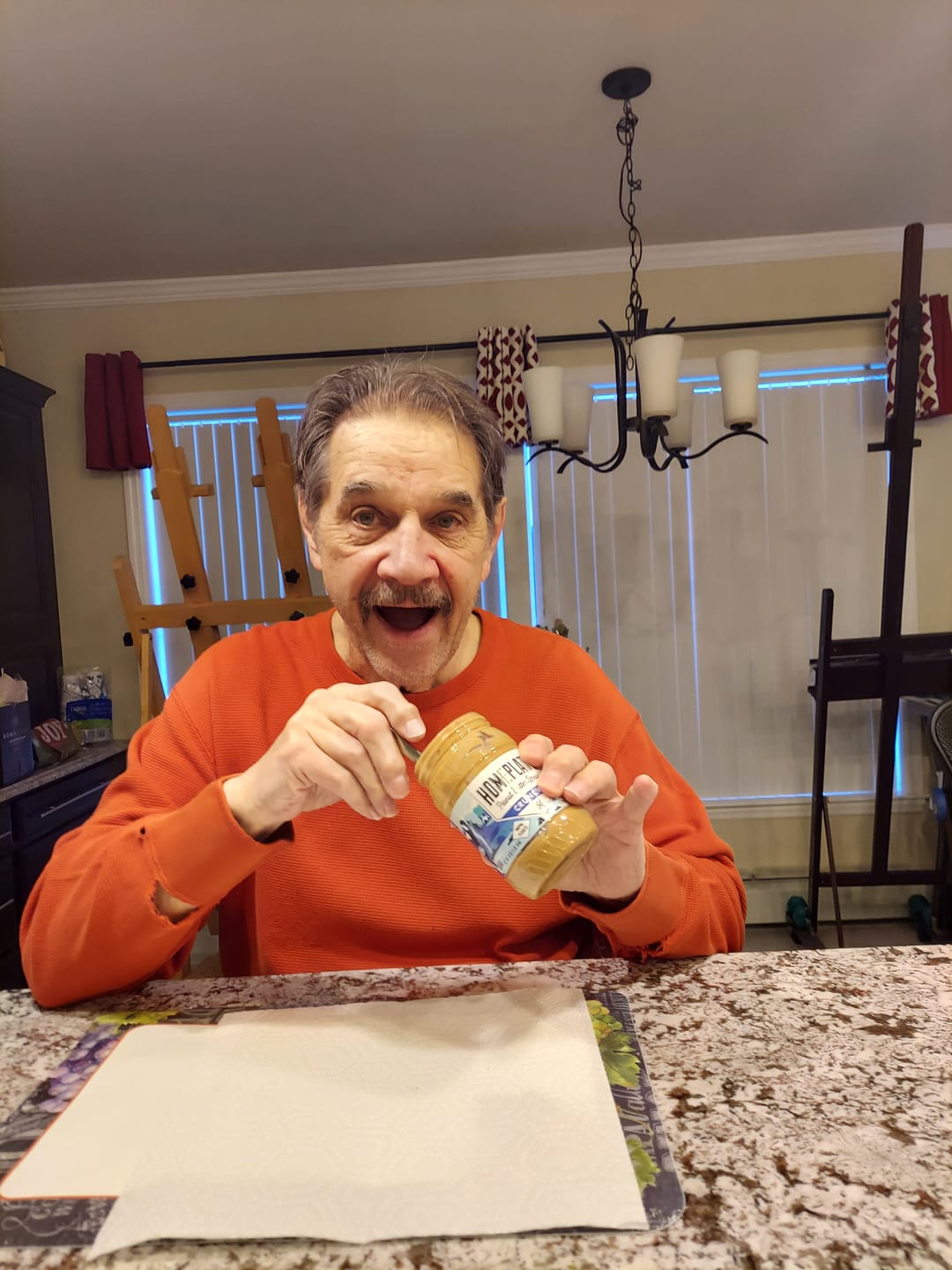 Customer photo review of Crunchy Peanut Butter (3 pack)