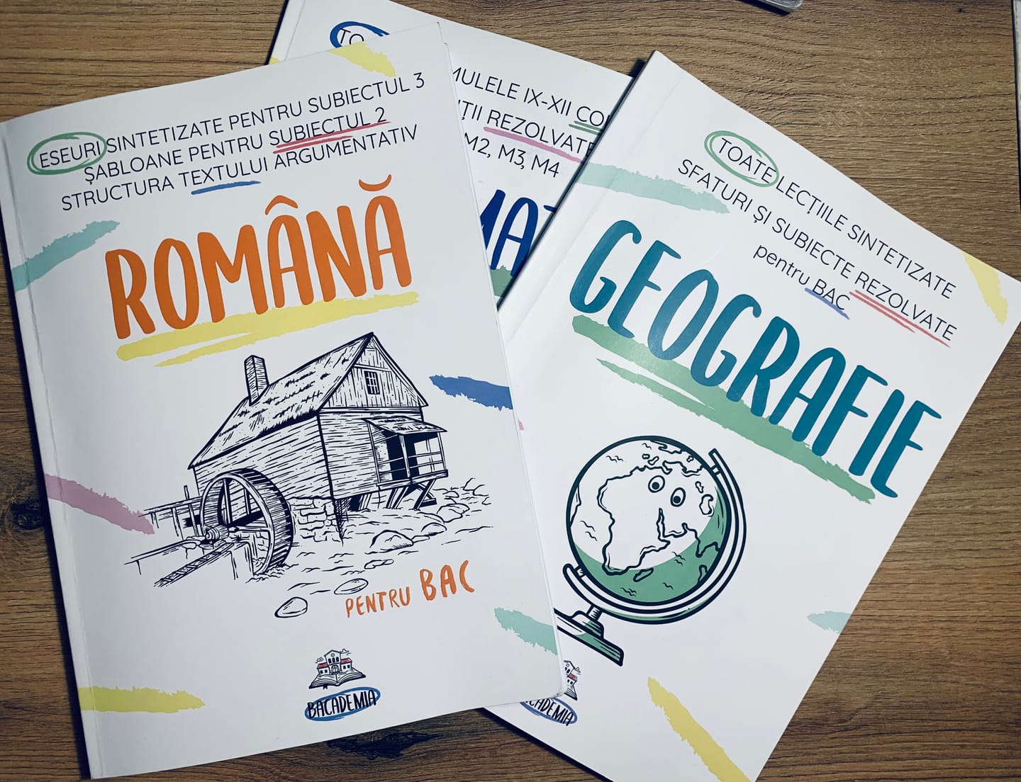 Customer photo review of Pachet Bacalaureat (Română + Matematică + Geografie) Bacademia