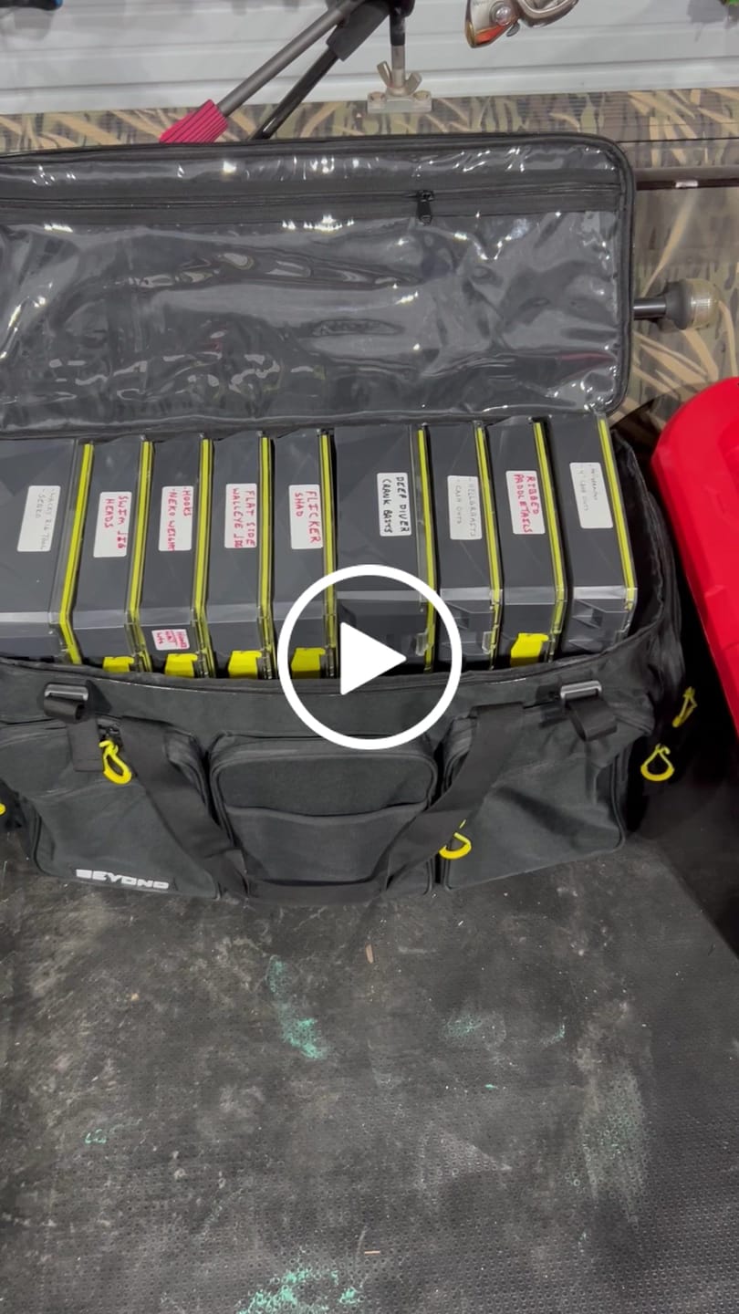 Customer video review of Beyond Fishing Hauler Tackle Bags -Available in Medium, Large, and Extra-Large
