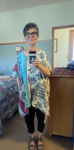 Customer photo review of Dreamer Kantha Dress S/M (17725)