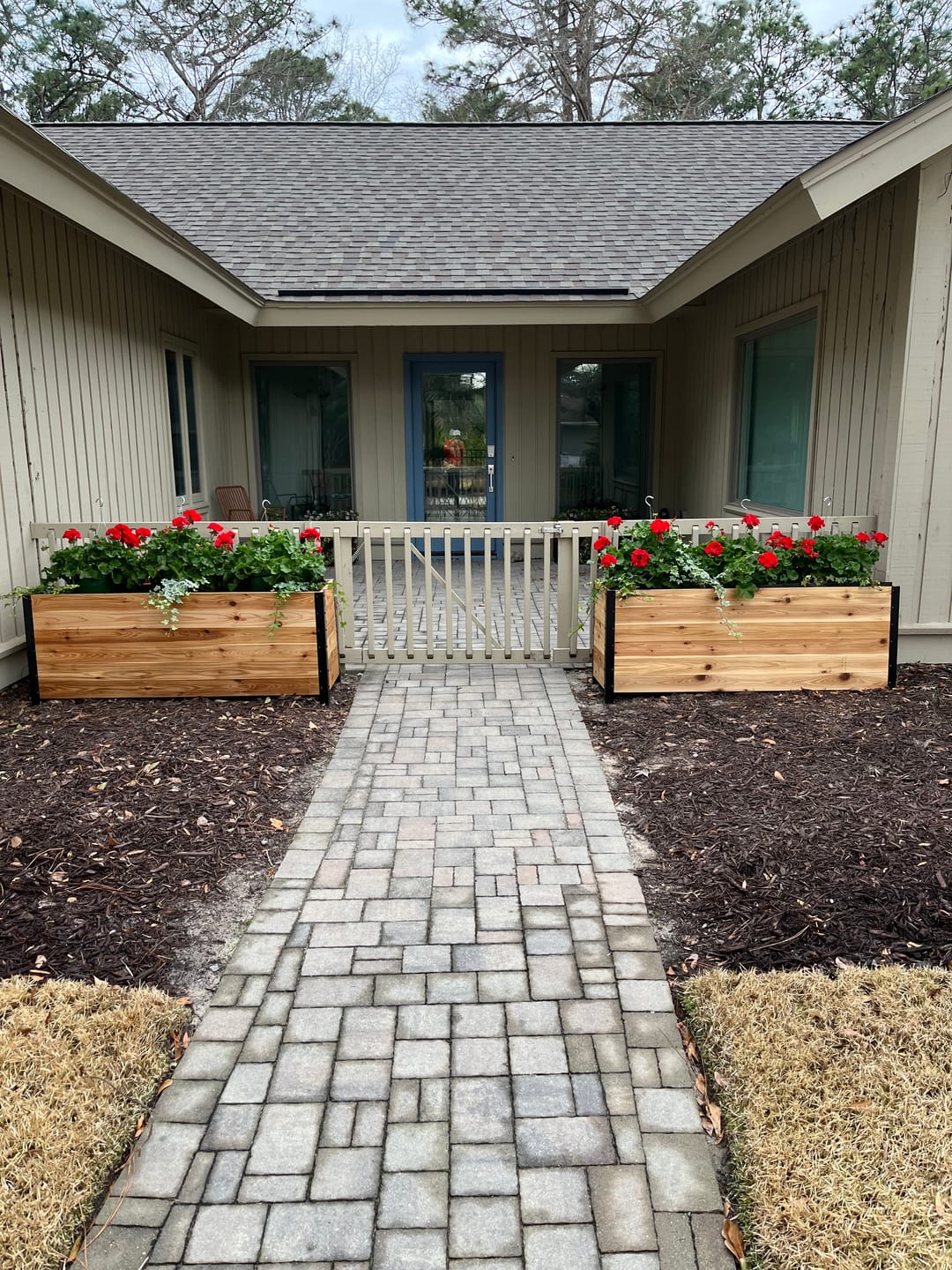 Customer photo review of 18" x 60" Planter Box - 24" TALL