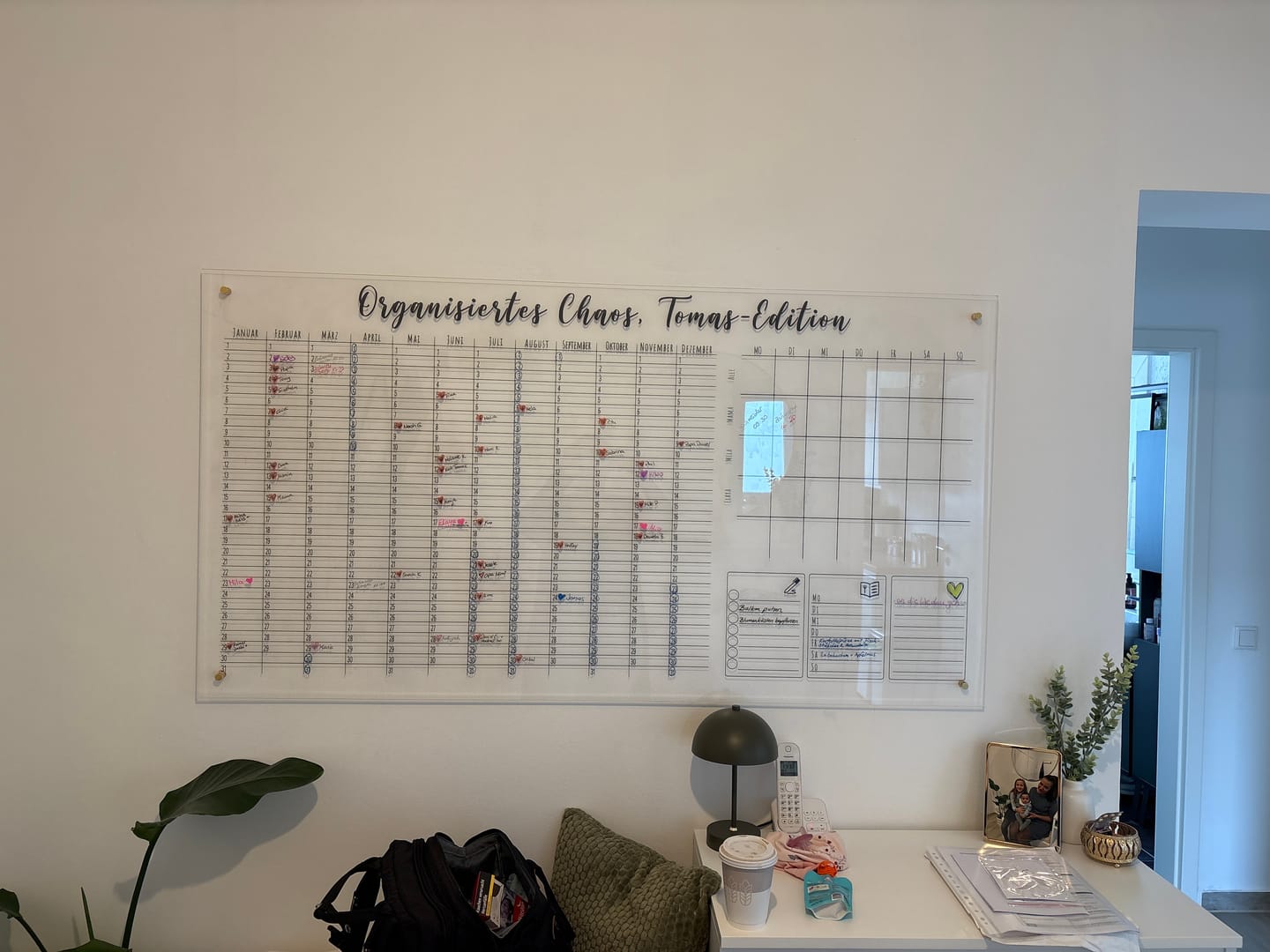 Customer photo review of Vielseitiger Jahreskalender @freiraum_ordnung