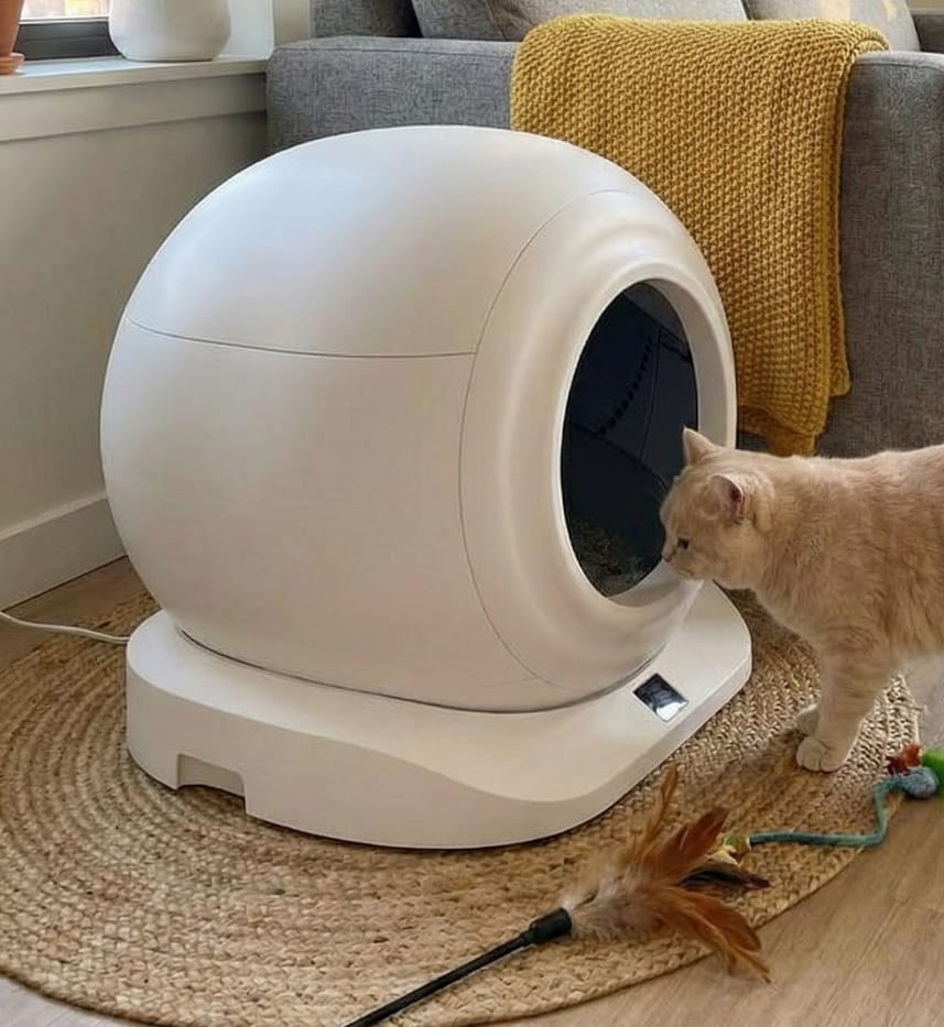 Customer photo review of The Tonepie Q-CLEAN Self-Cleaning Litter Robot