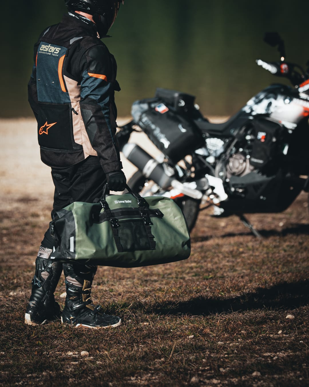 Customer photo review of Explorer Duffel Dry Bag