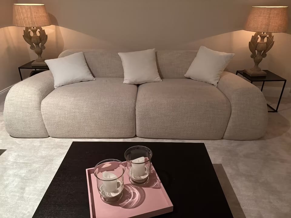 Customer photo review of Prag Üçlü Koltuk Açık Bej Bukle