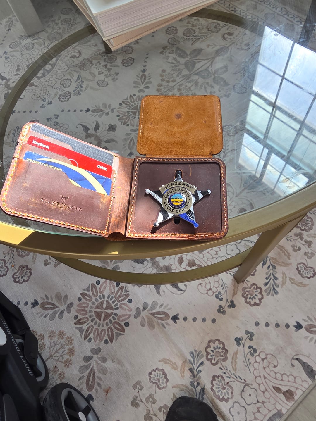 Customer photo review of Badge Bifold Wallet