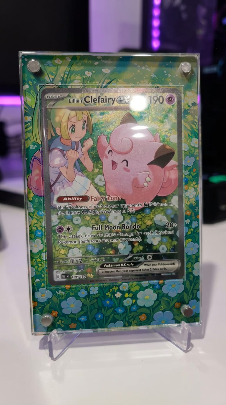 Customer photo review of Lillie's Clefairy ex 184-159 SIR SAR Journey Together Extended Art Display Cases