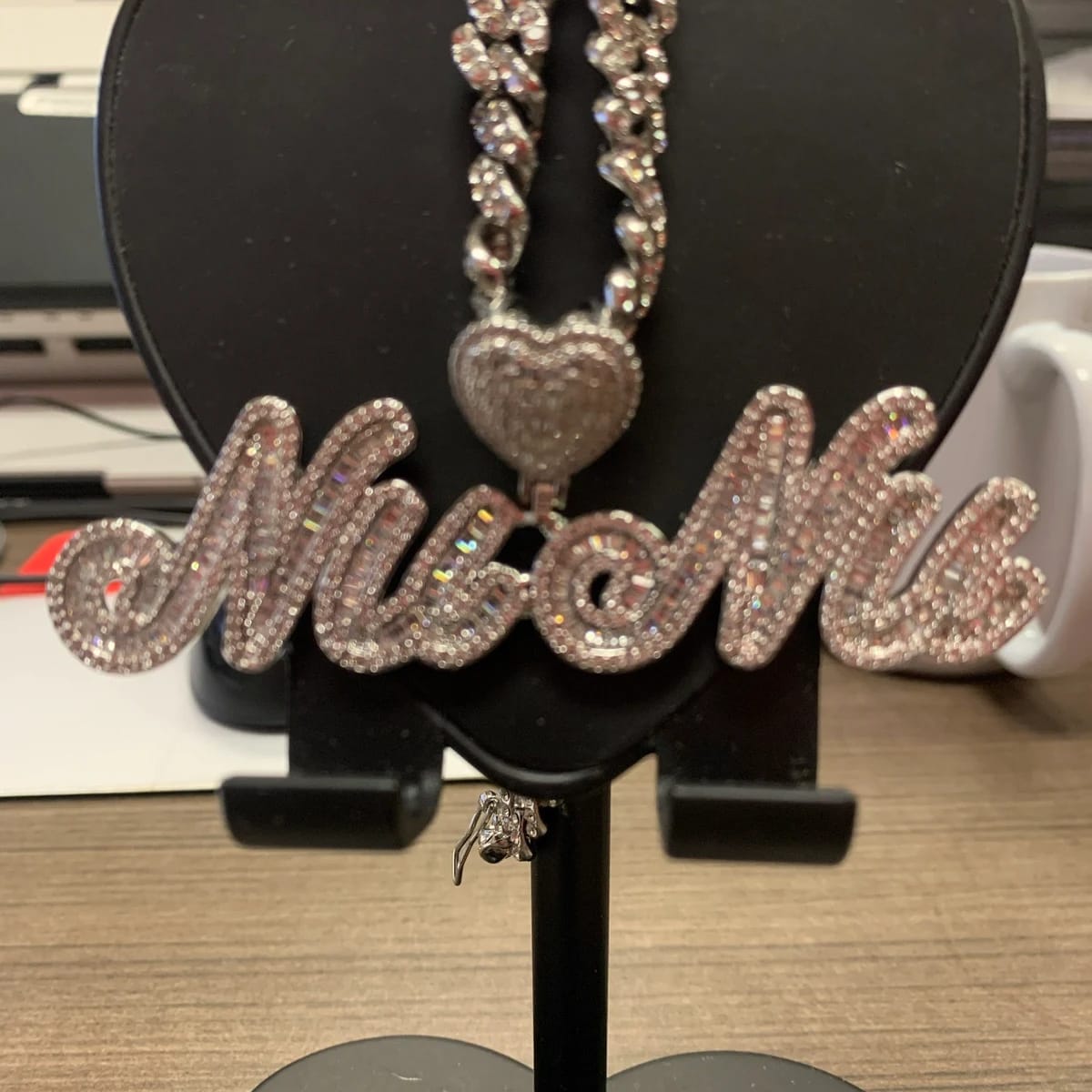 Customer photo review of DAZZLE CUSTOM NECKLACE
