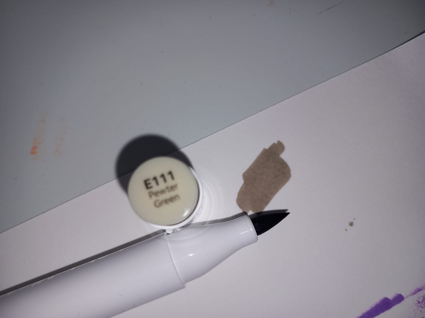 Customer photo review of Ohuhu Honolulu B E111 (Replace YG100) Individual Marker, Brush & Fine