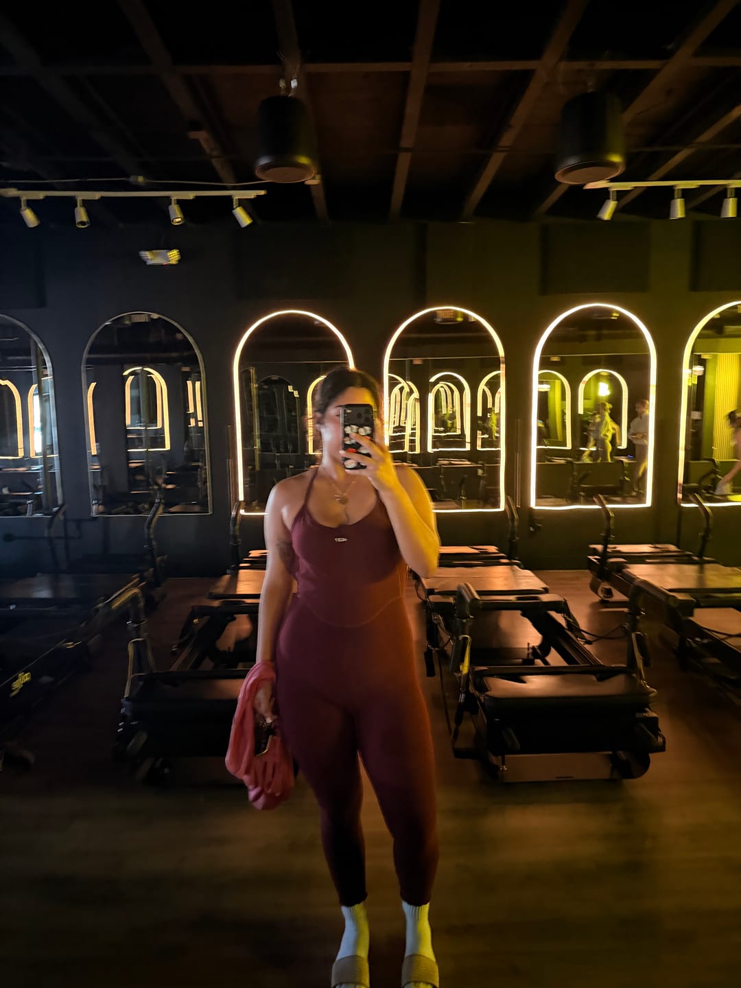 Customer photo review of The Bare Onesie / Black-Cherry