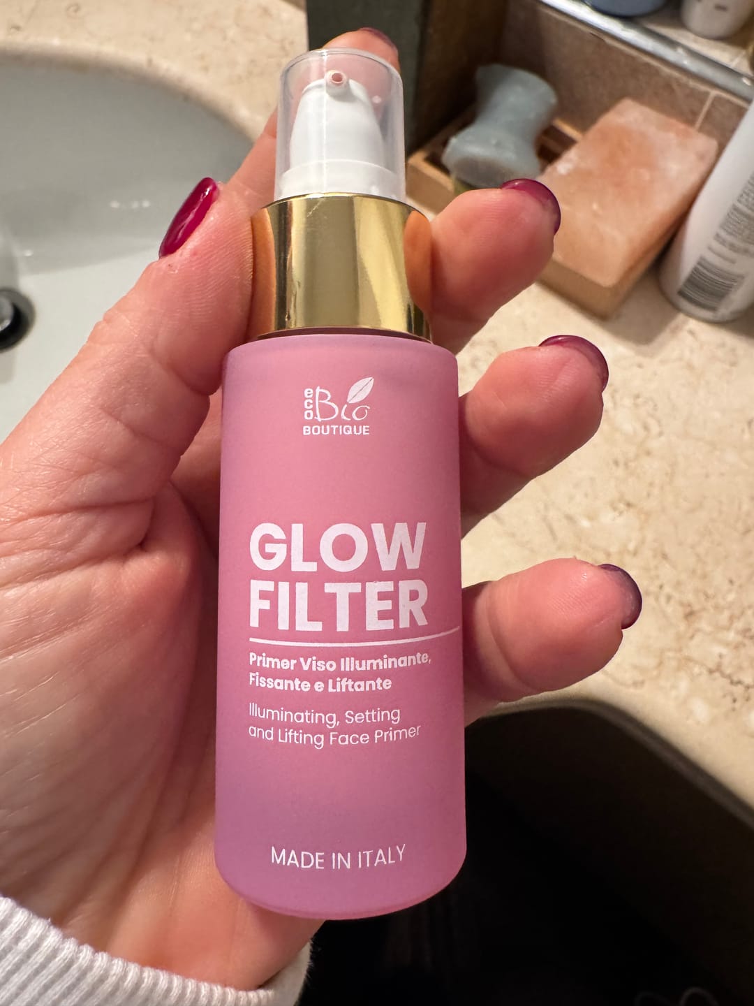 Customer photo review of Glow Filter - Primer