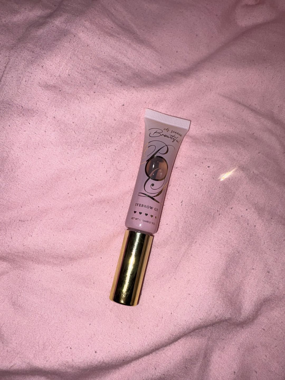 Customer photo review of P.Louise Babyccino Clear Eyebrow Gel