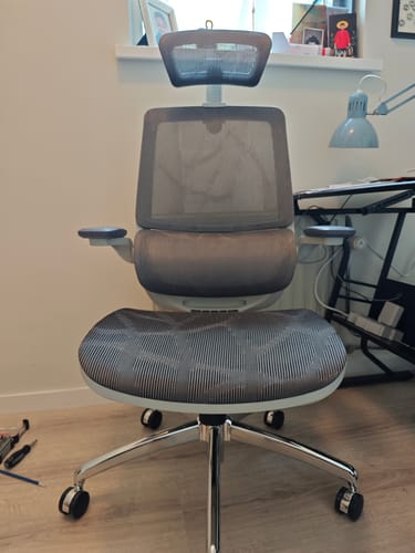 Customer photo review of Sihoo M59AS Ergonomic Office Chair with Dual-Section Backrest & 3D Flip-up Armrests