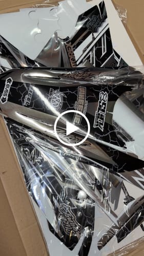 Customer video review of FULL CUSTOM GRAPHICS KIT