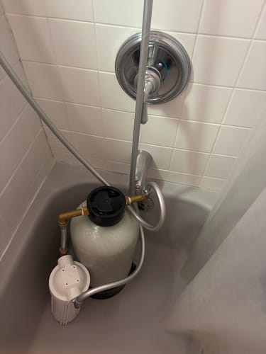 Customer photo review of Multi-Function Pressurized Handheld Shower Set