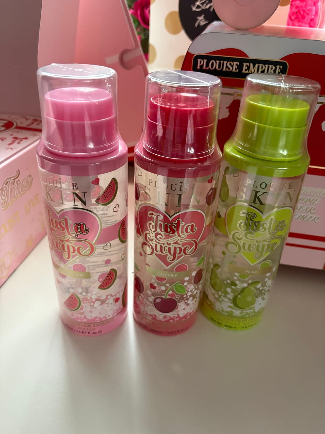 Recenzie foto de client pentru Just A Swipe Micelar Water - Triple Clean Trio