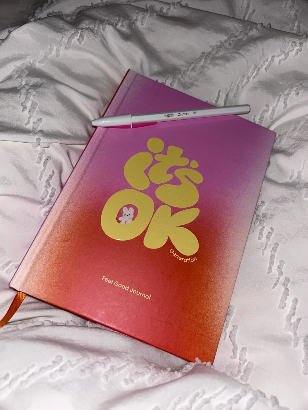 Customer photo review of Feel Good Journal | Portada Mandarina
