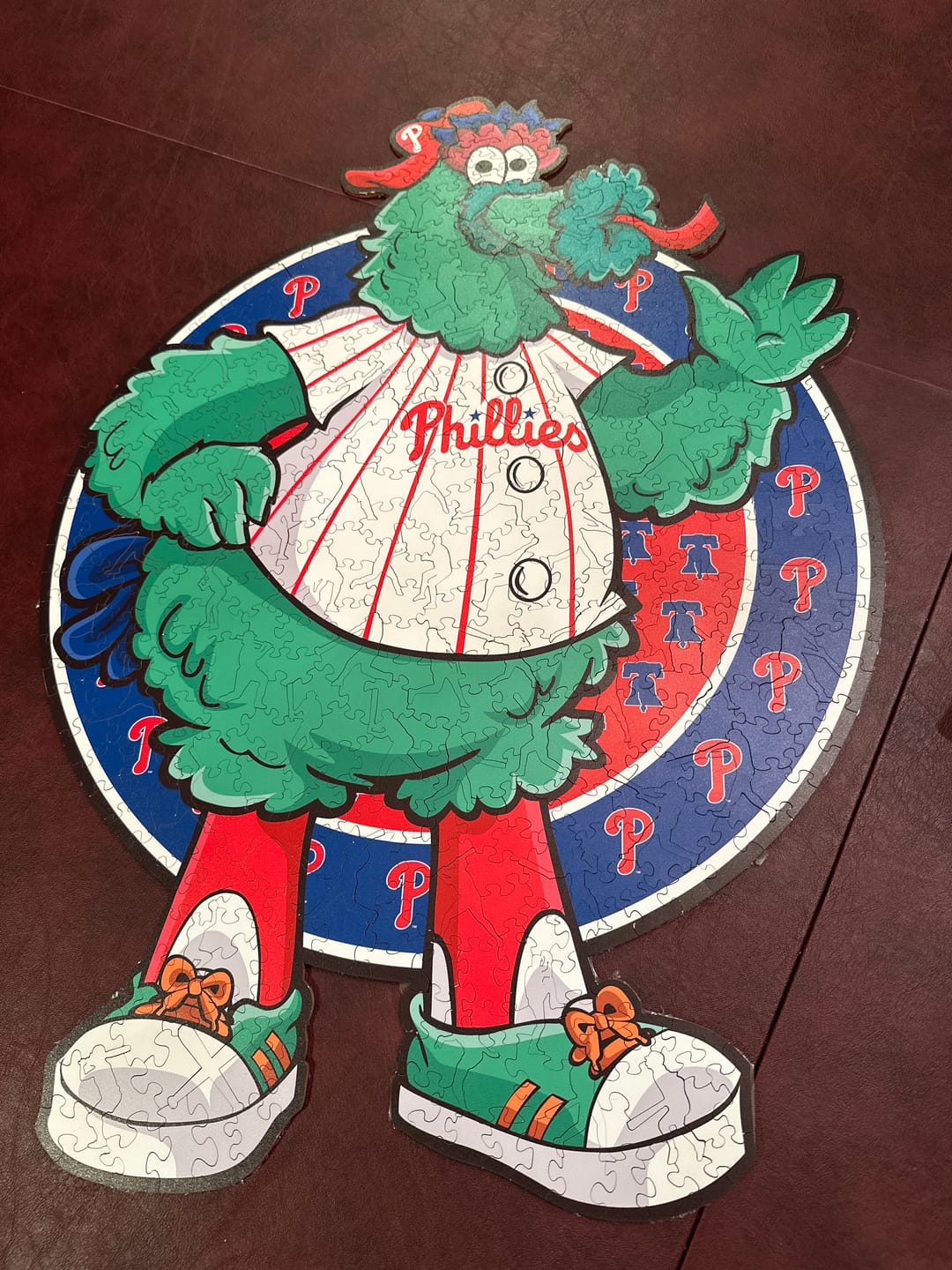 Customer photo review of Philadelphia Phillies™ Mascot - Wooden Puzzle