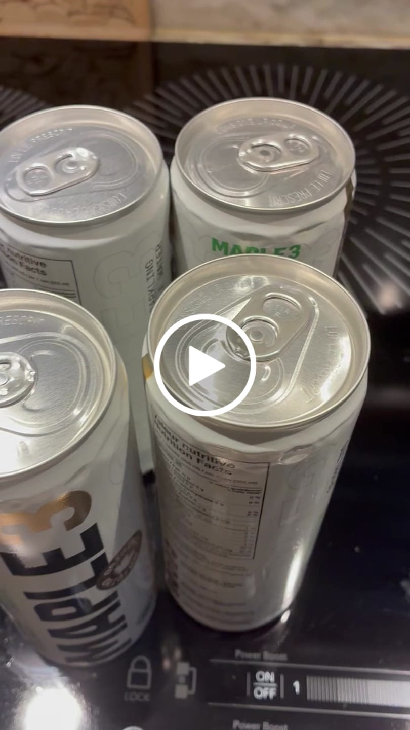 Customer video review of Sparkling Maple Water