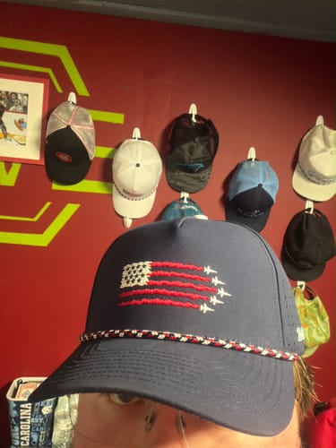 Customer photo review of USA Hat Navy