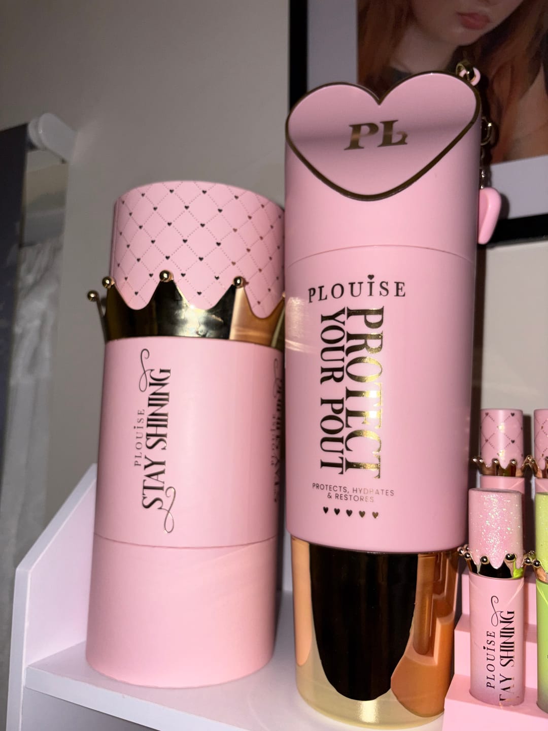 Customer photo review of Protect Your Pout and Stay Shining Lip Oil XL PR Duo