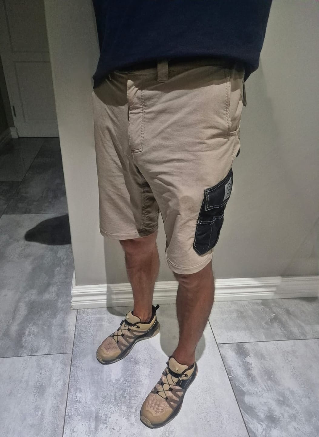 Customer photo review of W.O.R.K Technical 4 Way Stretch Short Cream