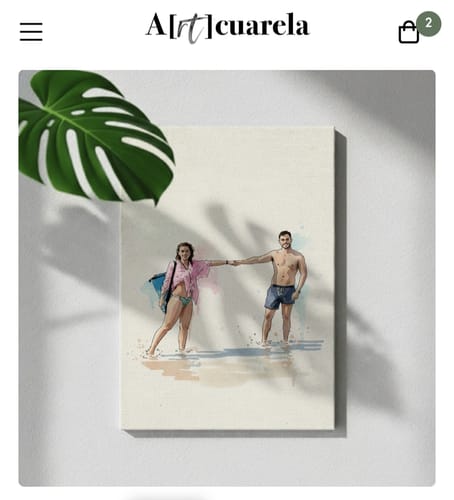 Customer photo review of Vuestra foto como obra de arte – con vista previa en vivo, como póster o lienzo