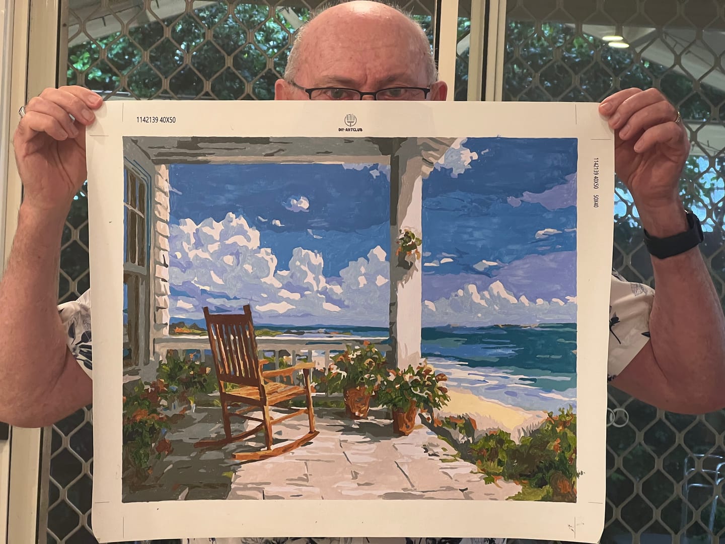 Customer photo review of Serenity | Paint by Number