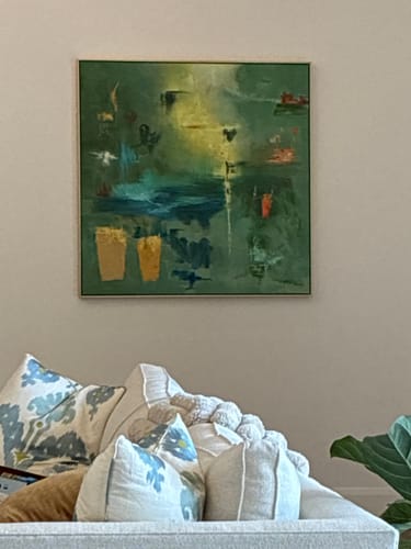 Customer review photo for Colorful Painting #CA376