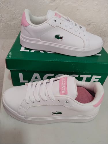 Customer photo review of Tenis Neo Grand Court Blanco Rosa Fiusha