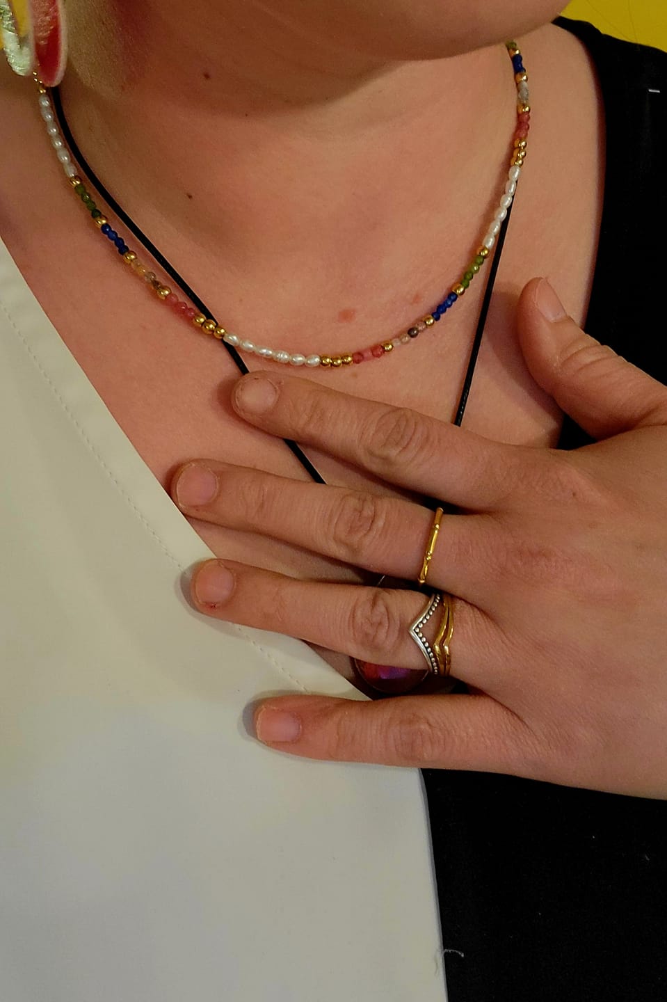 Customer photo review of Bamboo Stacker Ring (Bundle)