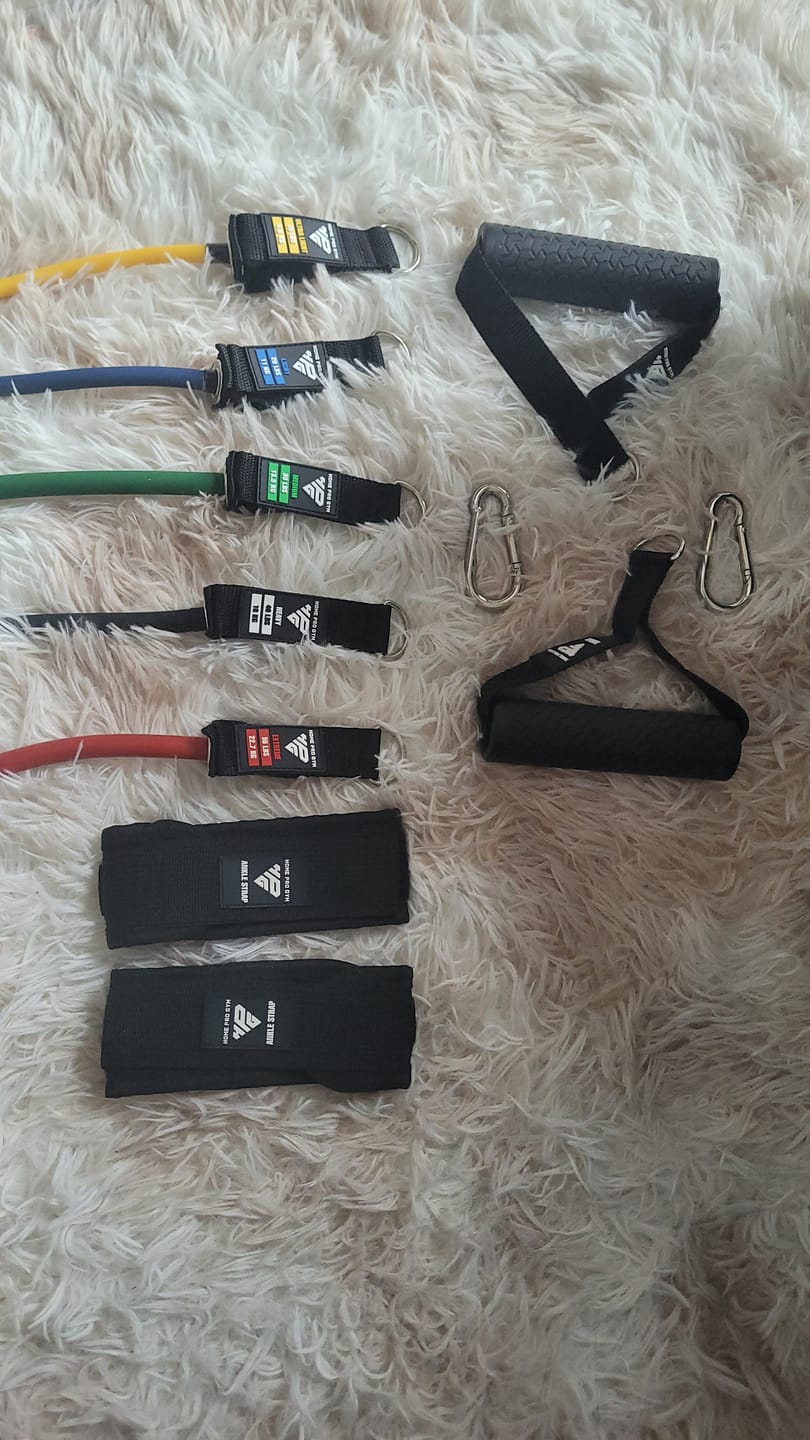 Customer photo review of Stackable Resistance Bands Set