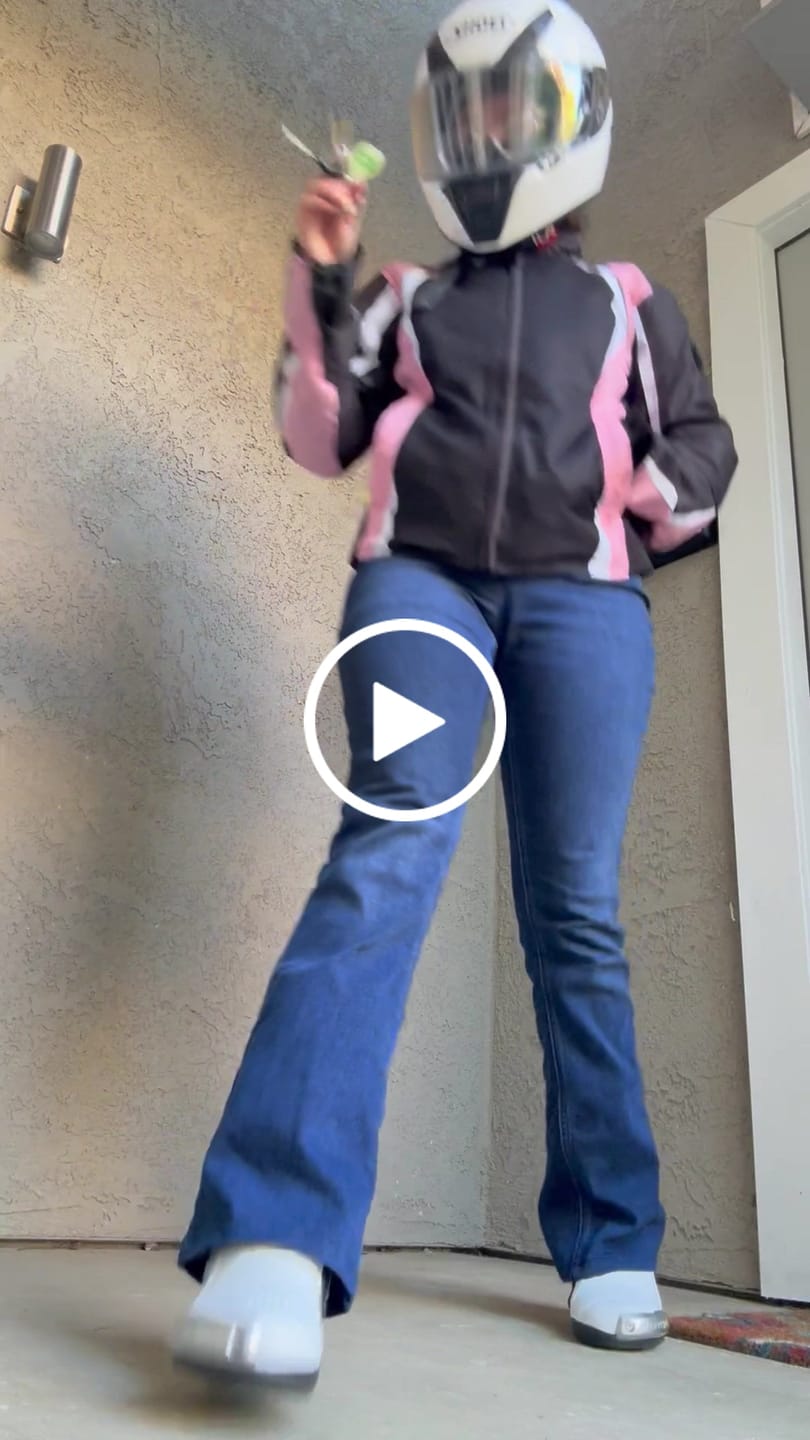 Customer video review of Motorcycle Riding Boots White