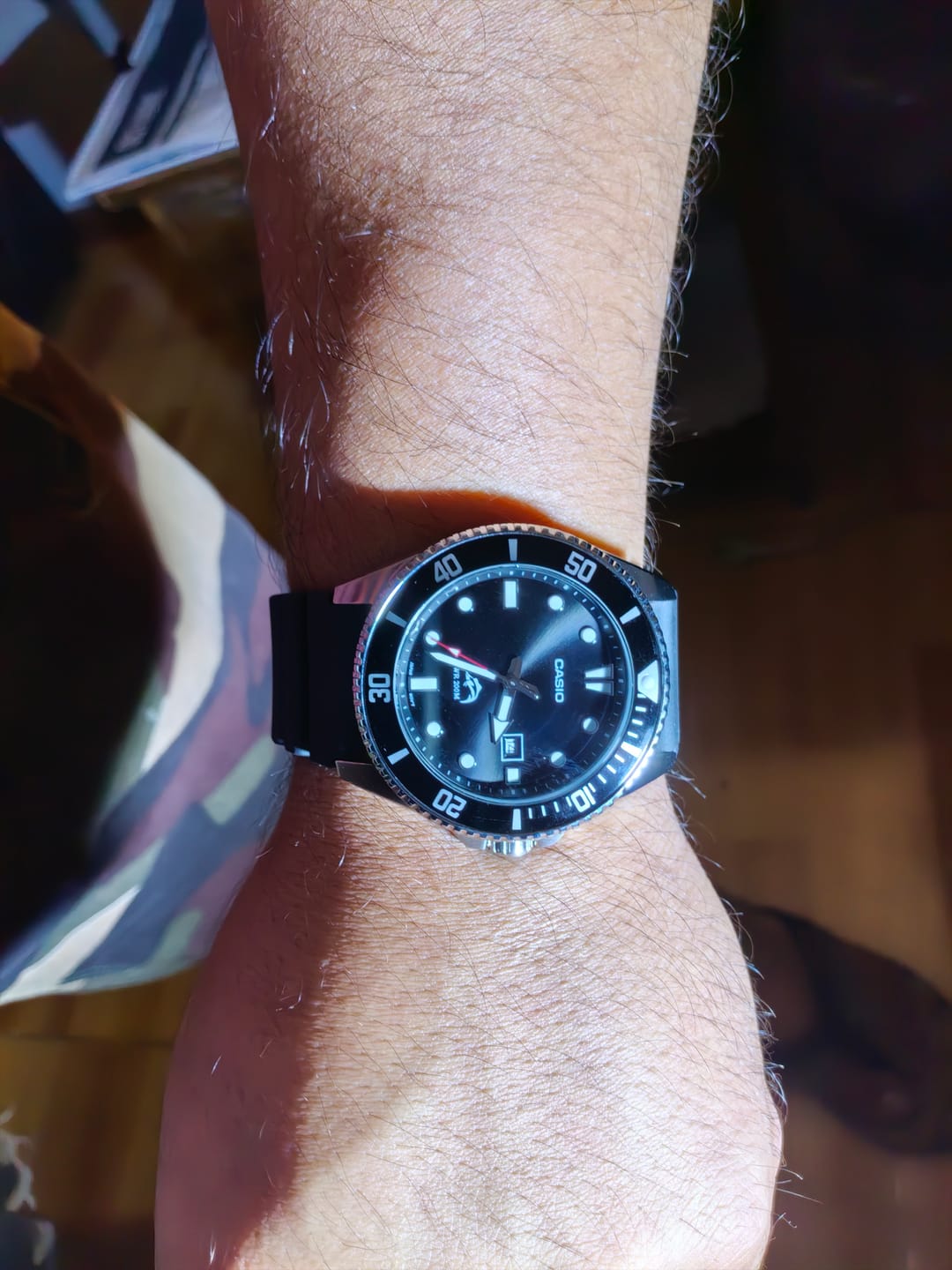 Customer photo review of Reloj Casio Submariner Marlin Duro MDV106-1AV Negro Buceo