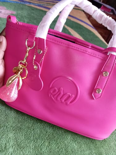 Customer photo review of Pink Mini Tote Bag