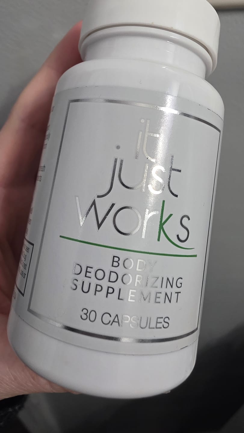 Customer photo review of Body Deodorizing Supplement by It Just Works
