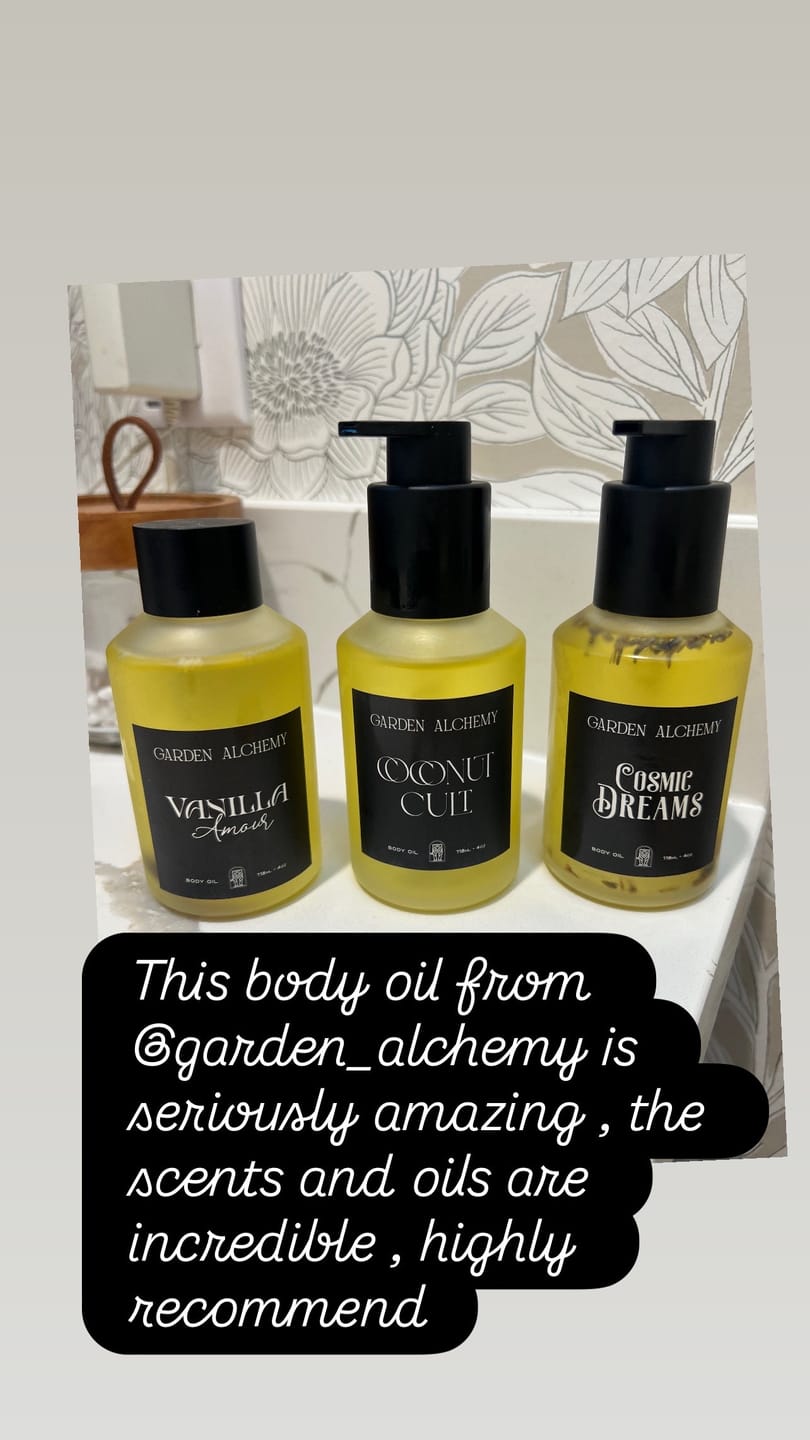 Customer photo review of COSMIC DREAMS W/MAGNESIUM BODY OIL