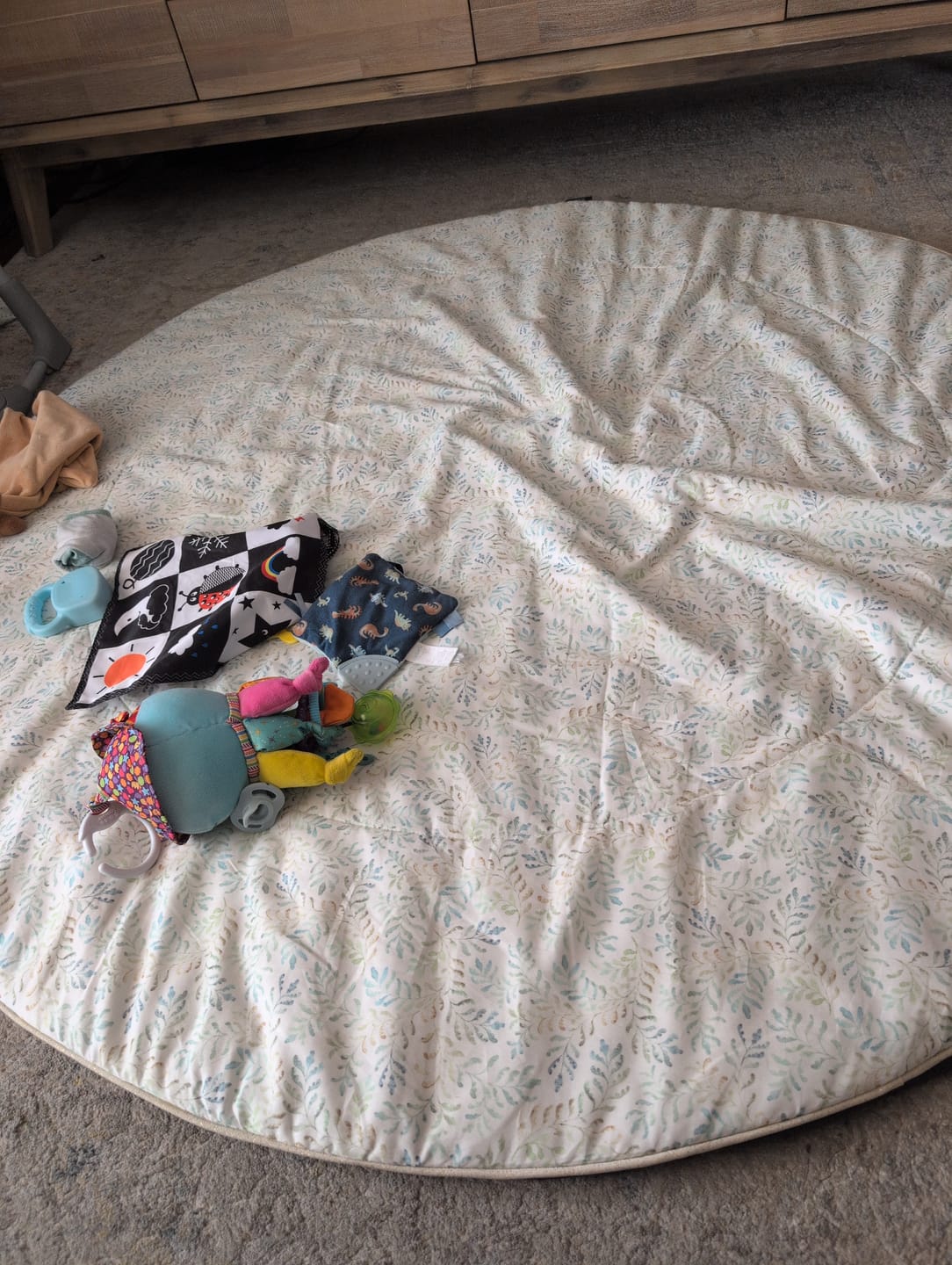 Customer photo review of Amongst the Ferns Baby Play Mat