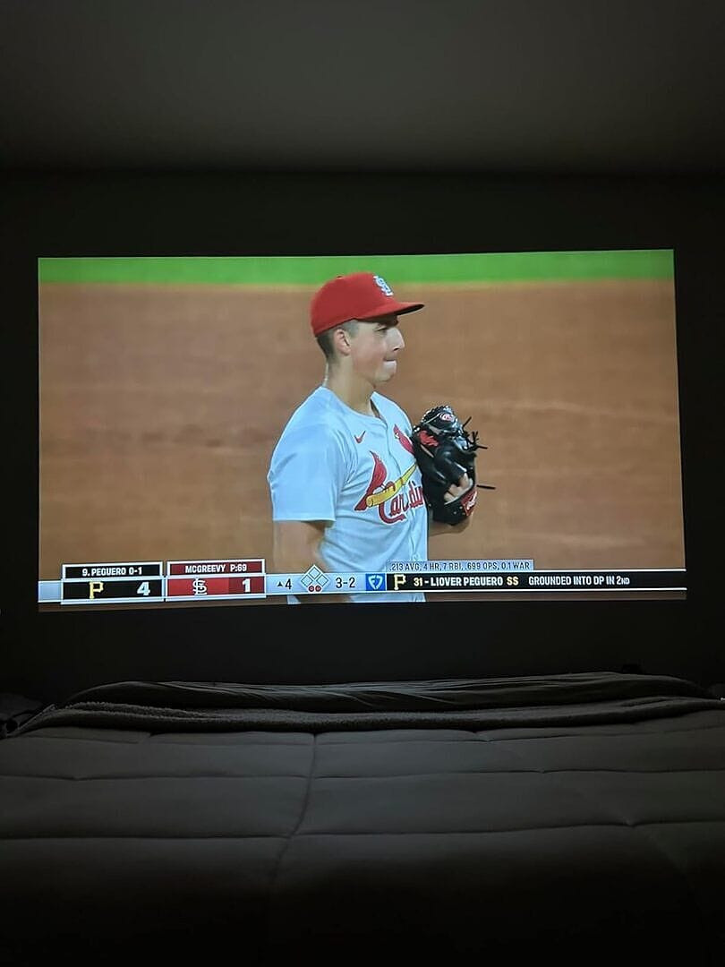 Customer photo review of Zoomly® Pro Max Smart Projector
