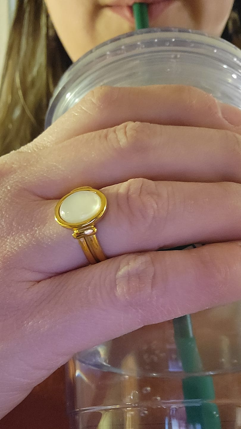 Customer photo review of Kai Mother Of Pearl Ring (Bundle)