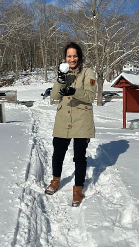 Customer photo review of Hermione Khaki Parka
