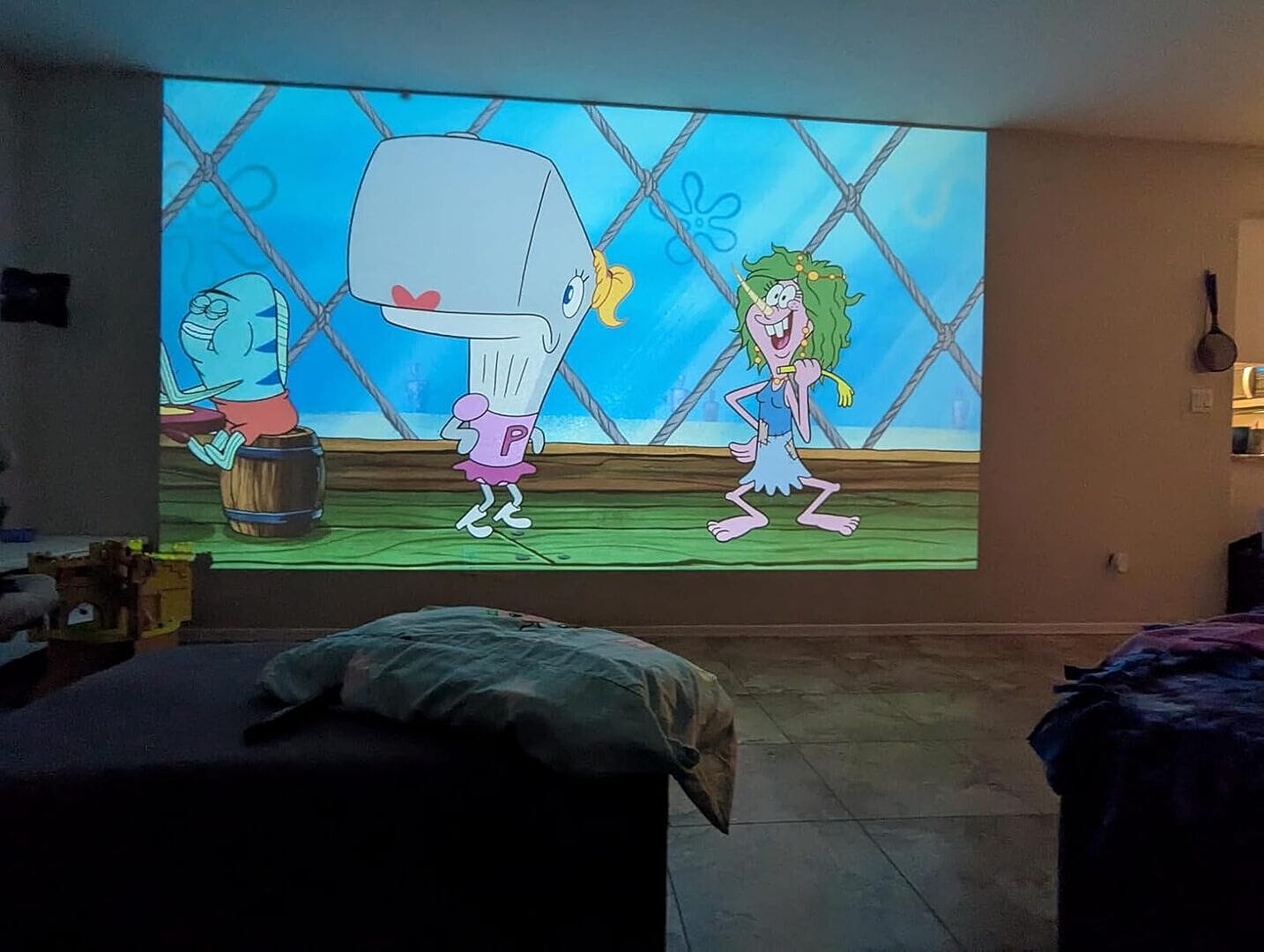 Customer photo review of Zoomly® Pro Max Smart Projector