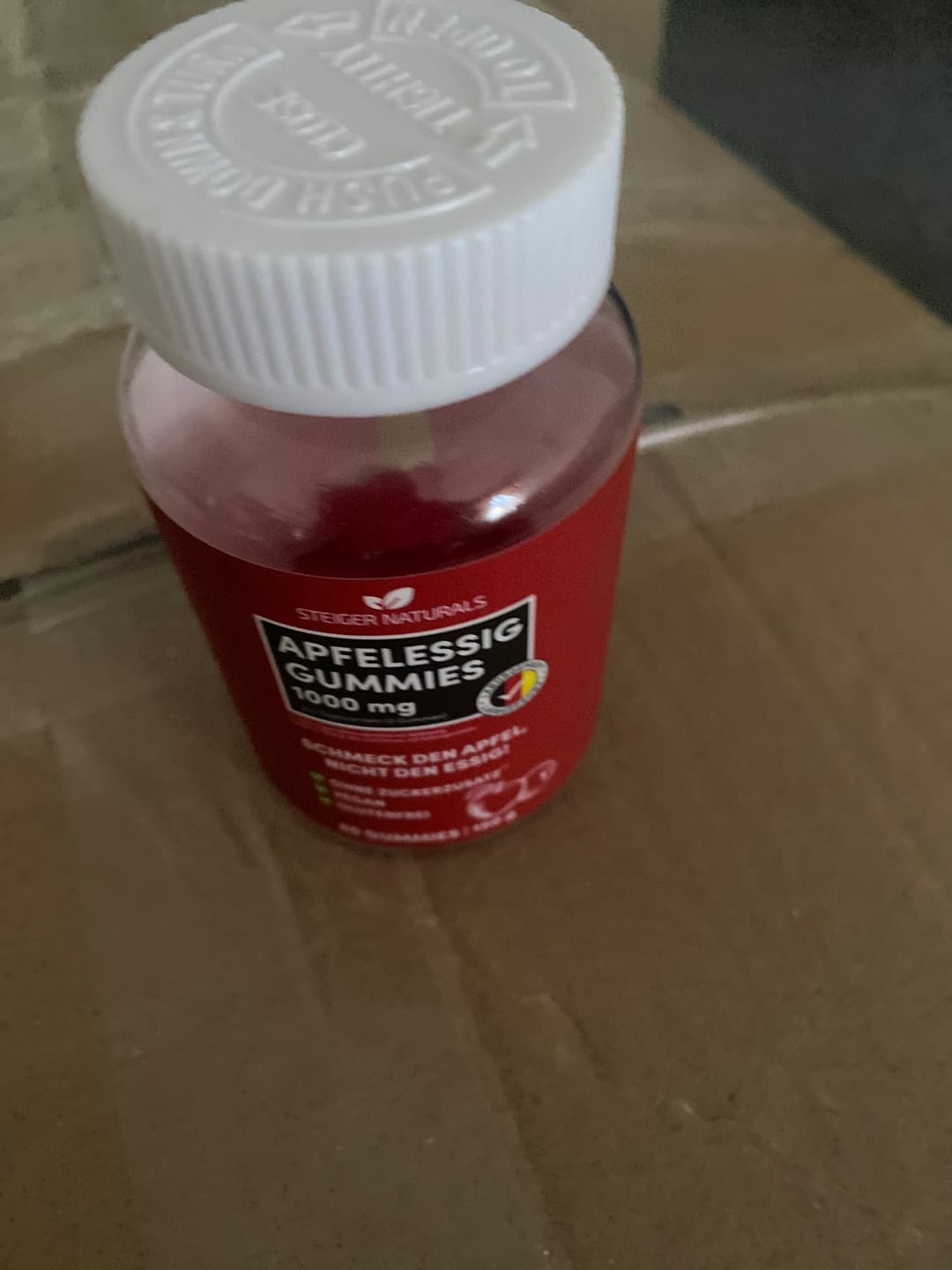 Customer photo review of Apfelessig Gummies