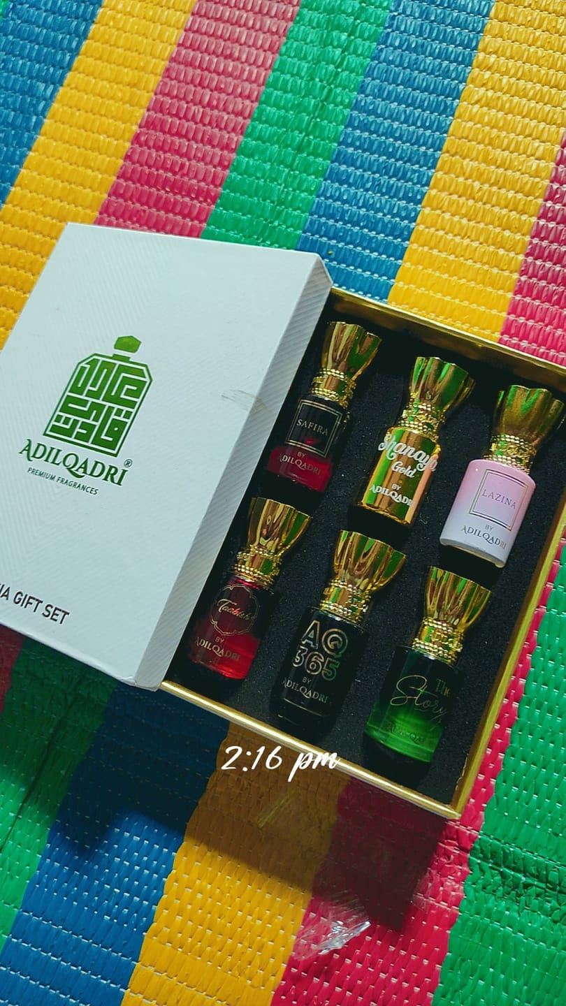 Customer photo review of Essensia Luxury Attar Perfume Gift Set (6 x 5.5Ml)