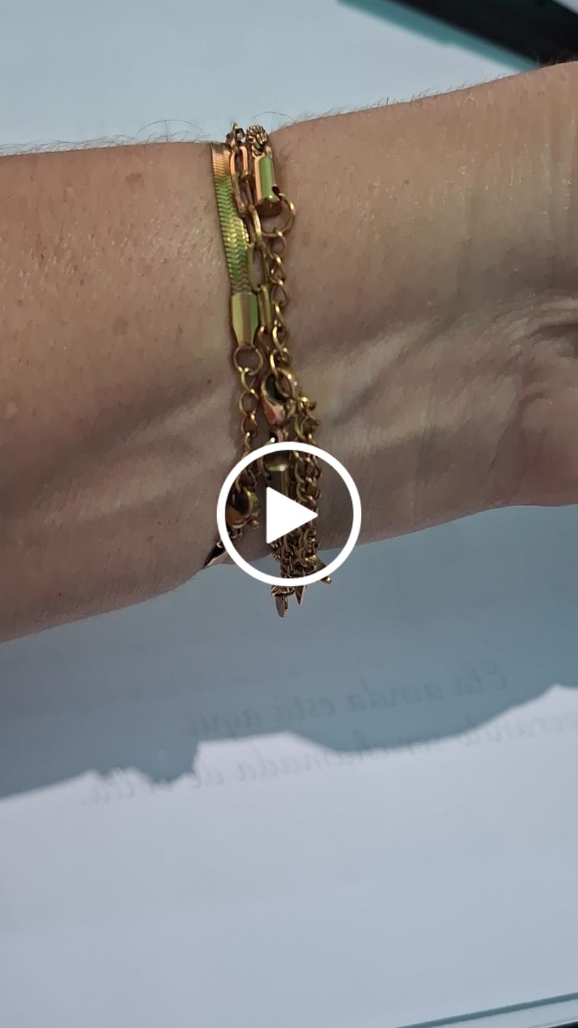 Customer video review of Kit Pulseiras Essential Banhado em Ouro 18K