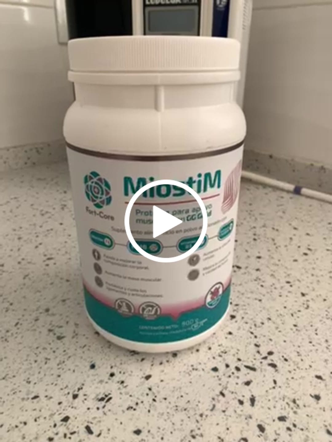 Customer video review of MiostiM Fort Core | Aminoácidos, Fibra, Magnesio | 900 g