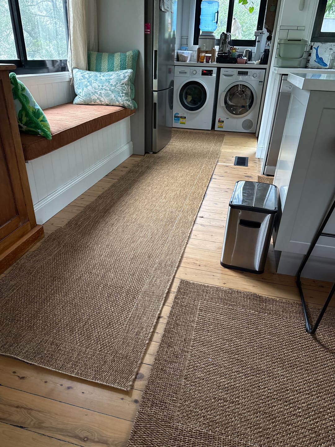 Customer photo review of Indoor/Outdoor NATURAL Rug - Pre Order