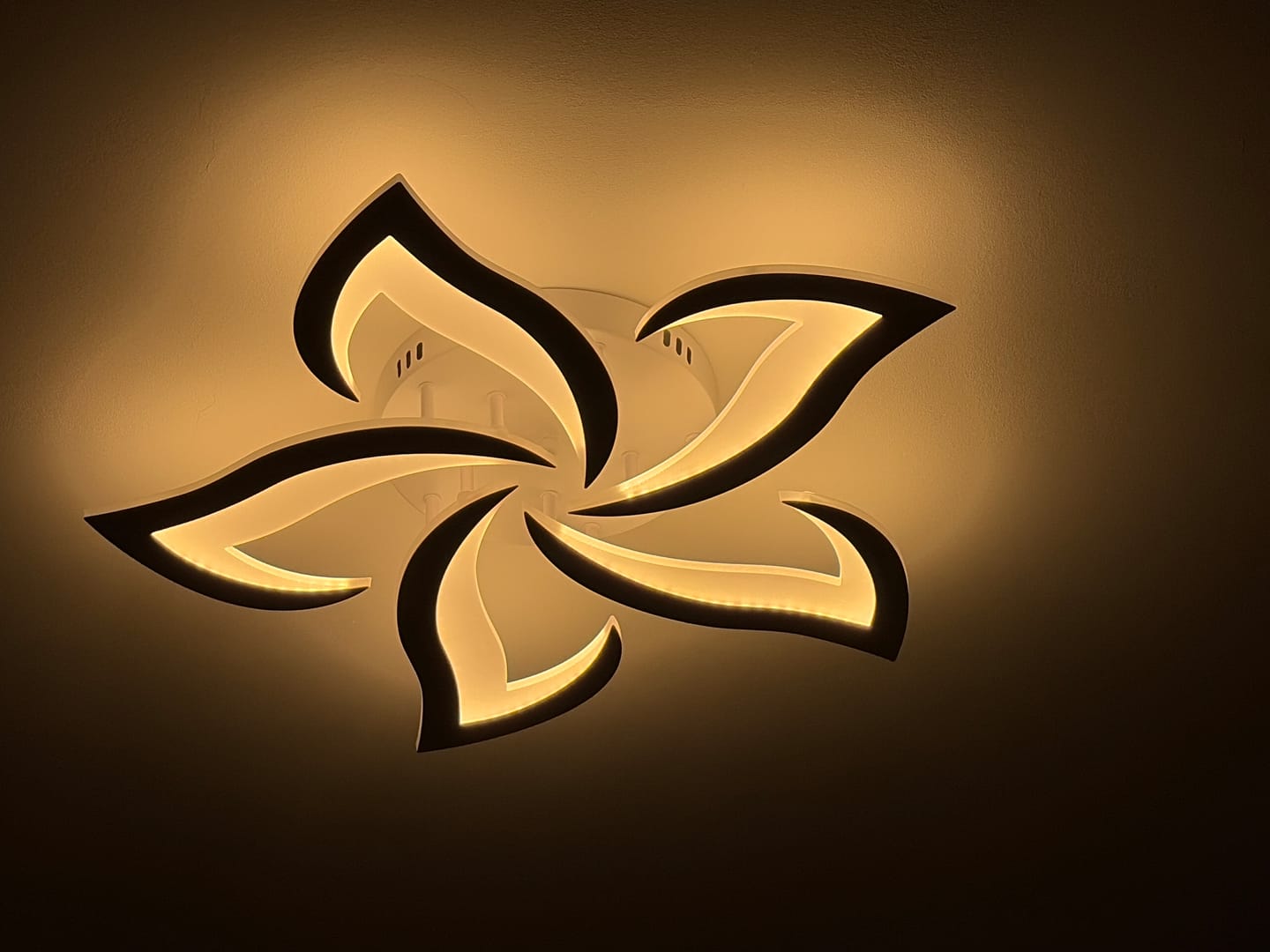 Customer photo review of Lustra LED NARCISSE Telecomanda Echivalent 500W