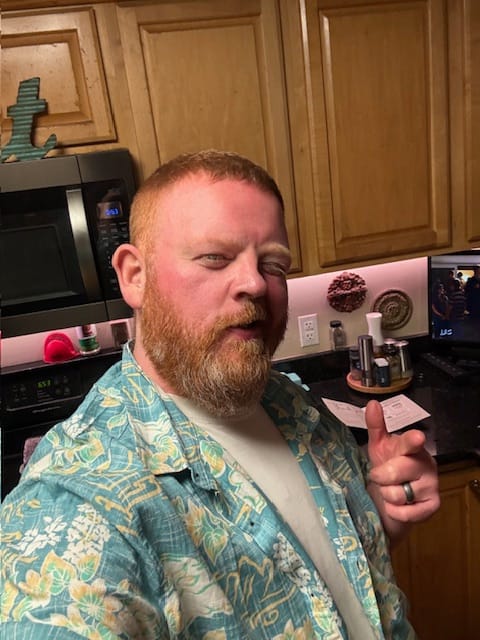 Customer photo review of Men's Vintage Hawaiian Tropical Floral Print Pocket Beach Summer Short Sleeve Button Shirt
