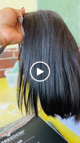 Customer video review of BUDGET WIG :8” SDD, 10” SDD + 10” 2X6 SDD VIETNAMESE CLOSURE  Note: Closure is Vietnamese SDD  (10"WIG)